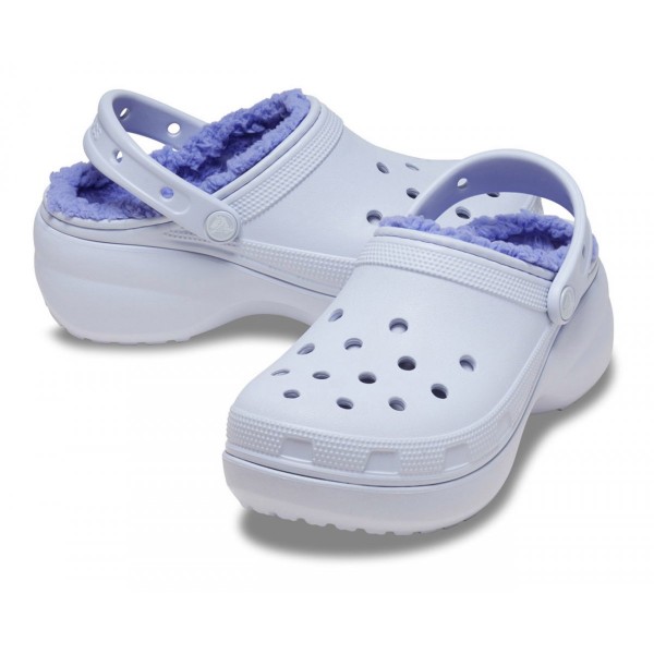 Crocs Ciabatte Classic Platform Lined Clog W Viola Dreamscape